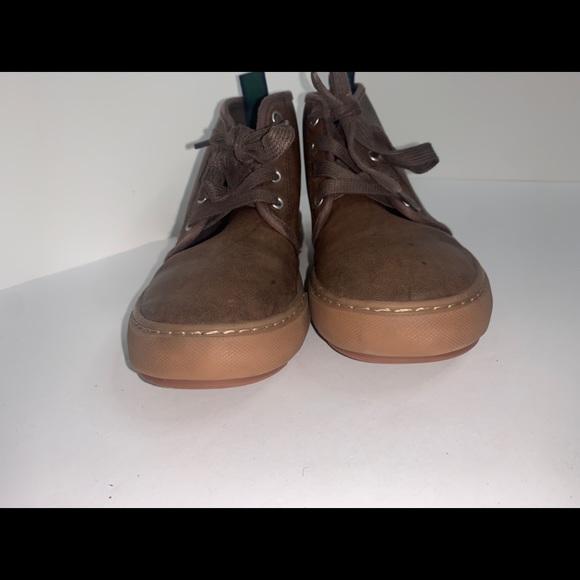 Polo Ralph Lauren boys brown leather boots sz.5 - Picture 2 of 13